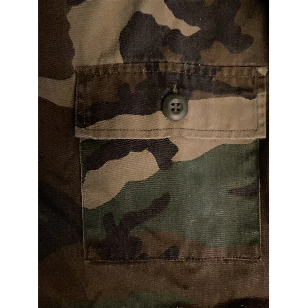 Military Army Green‎ Camouflage Fatigues Child Size 12 Up to 34.5 inch Chest